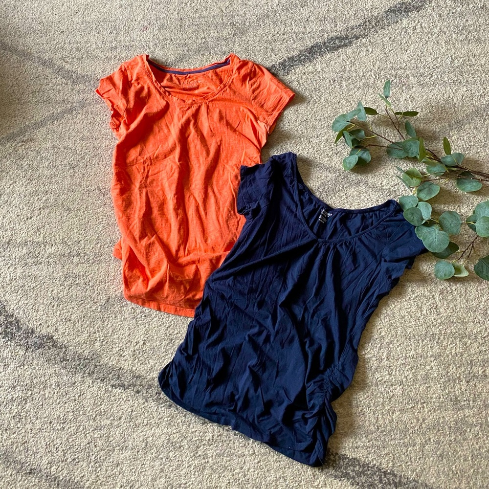 Bundle Lot of 2 Maternity Shirts